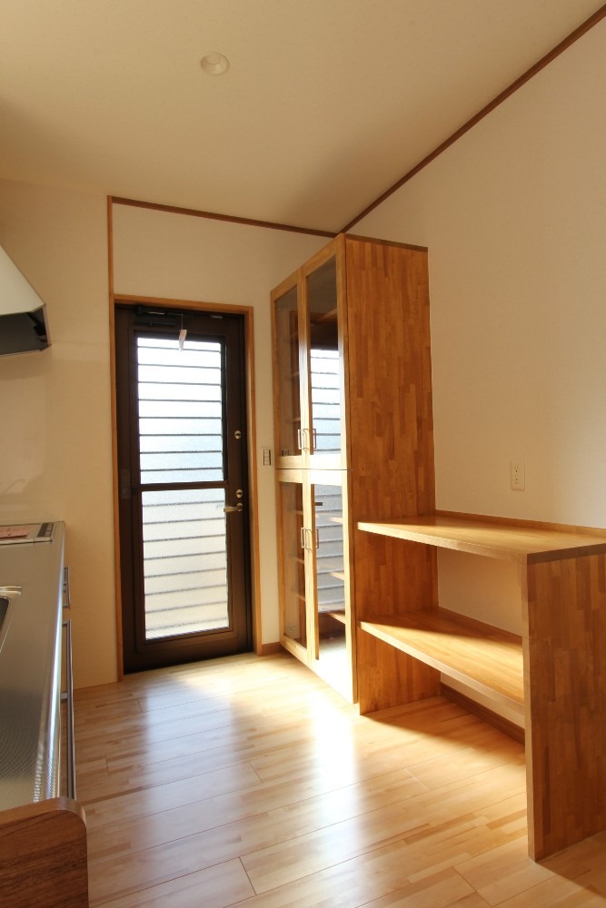 【新築住宅】豊後高田市平屋の家　造作のキッチン収納