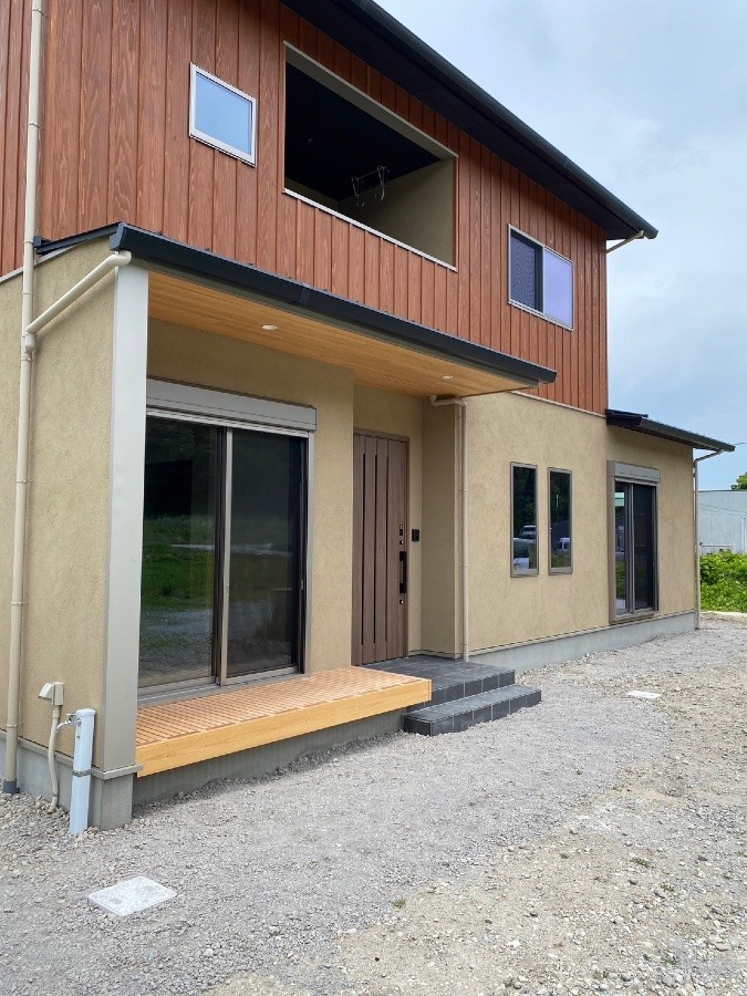 【新築住宅】国東市　外壁はジョリパット仕上げ