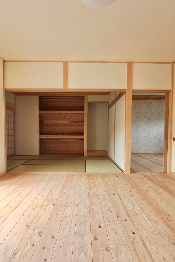 やさしい足ざわりの無垢床